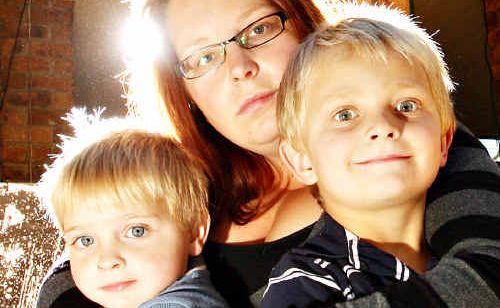Michelle Byers and sons Ashtyn, 6, and Kaleb, 3. Michelle Byers and sons Ashtyn, 6, and Kaleb, 3.
